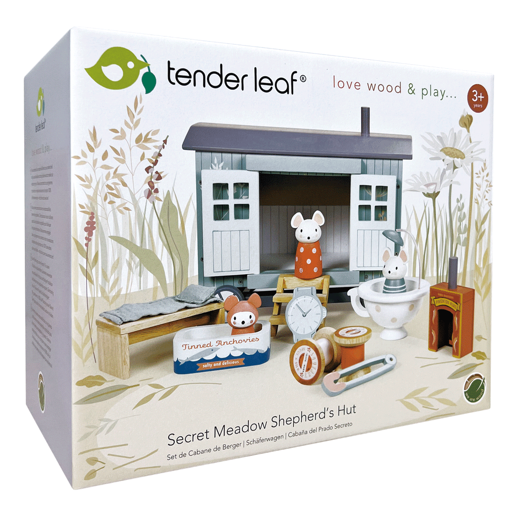 Wooden Secret Meadow Shepherds Hut Playset