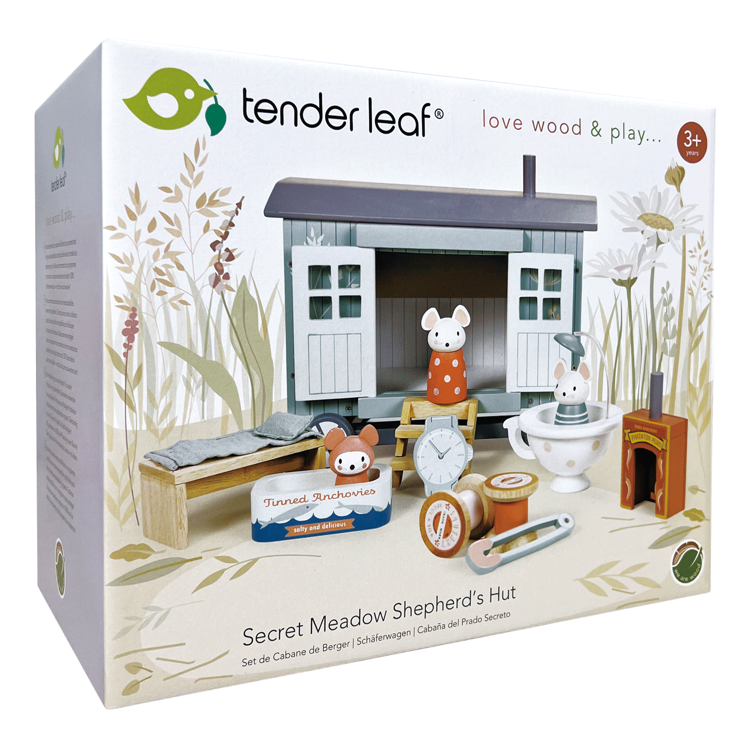 Wooden Secret Meadow Shepherds Hut Playset