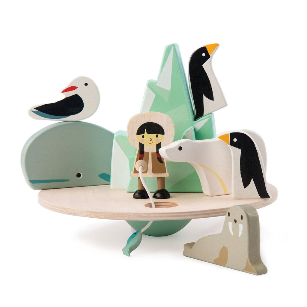 Wooden Balancing Polar Circle Game