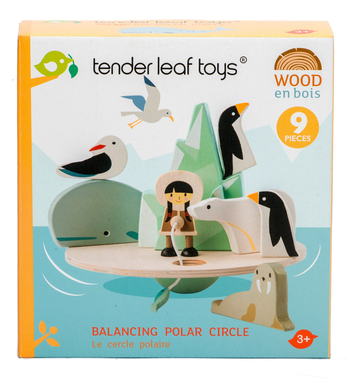 Wooden Balancing Polar Circle Game