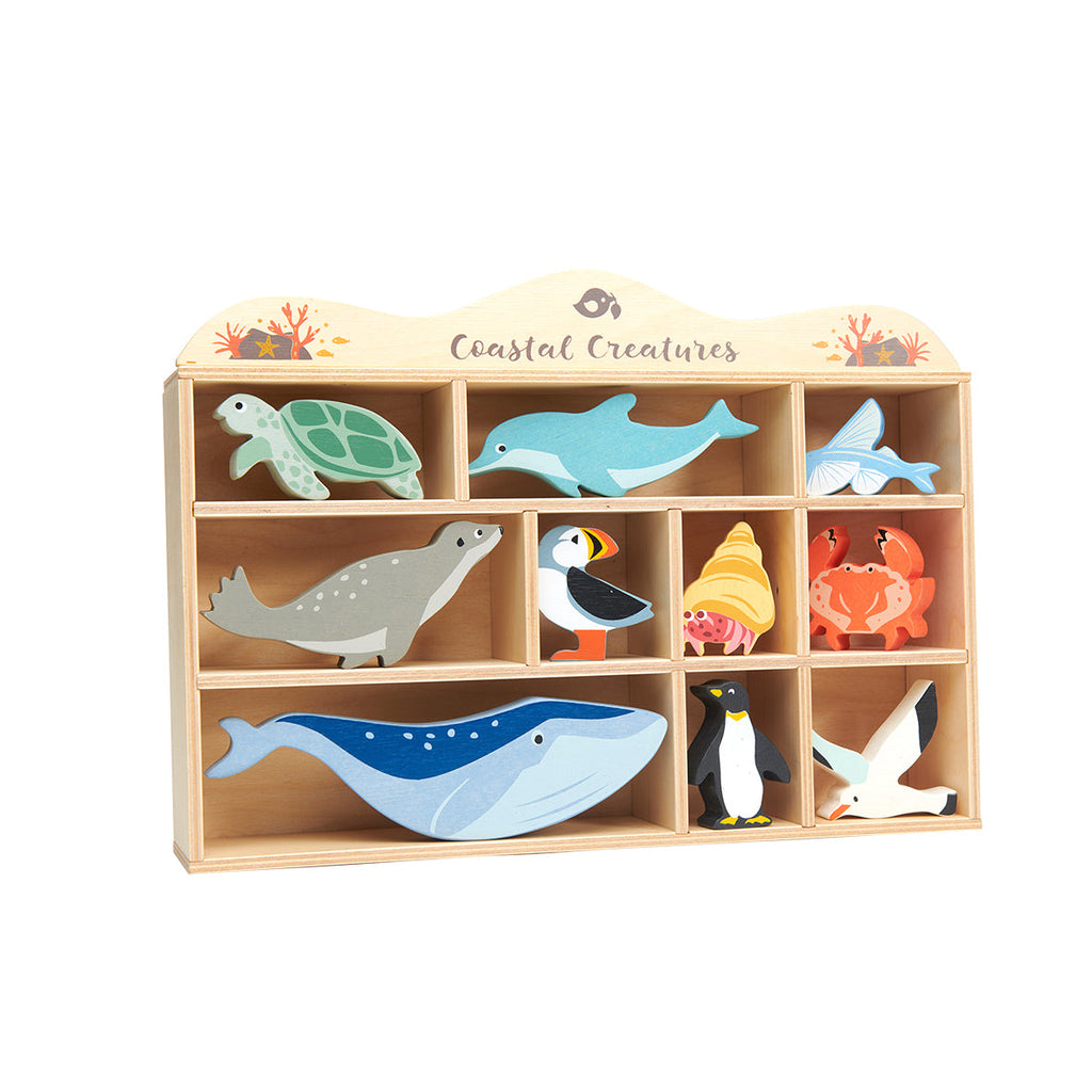 Coastal Creatures Shelf - Set of 10