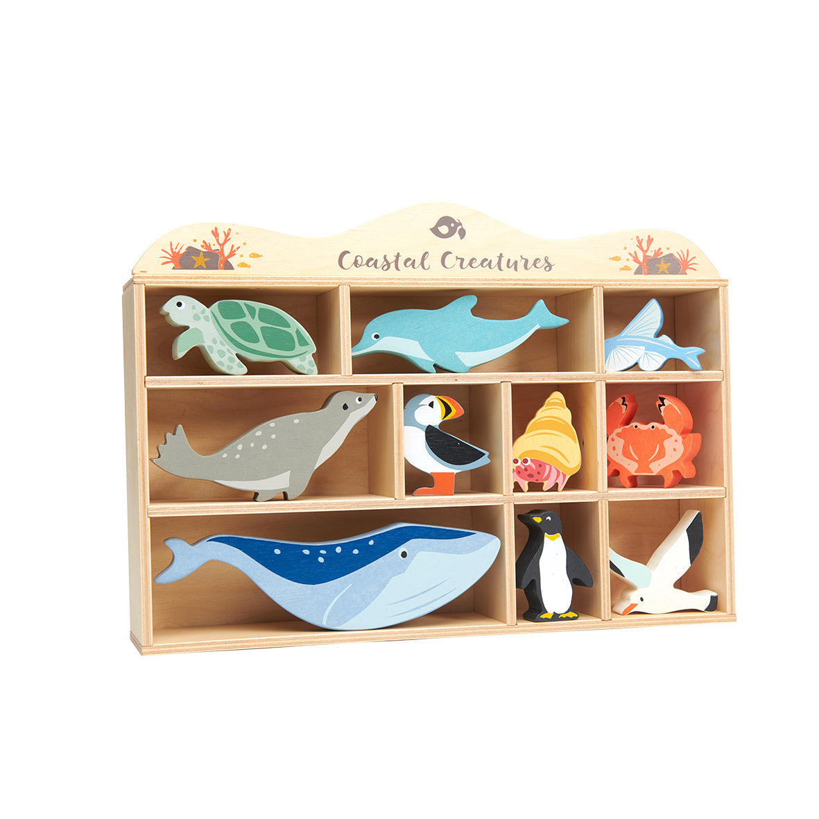 Coastal Creatures Shelf - Set of 10