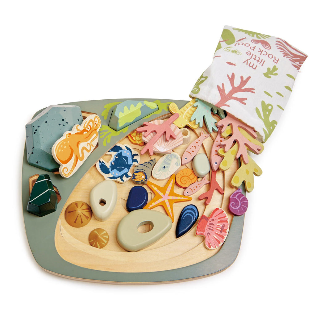 Wooden My Little Rock Pool Playset