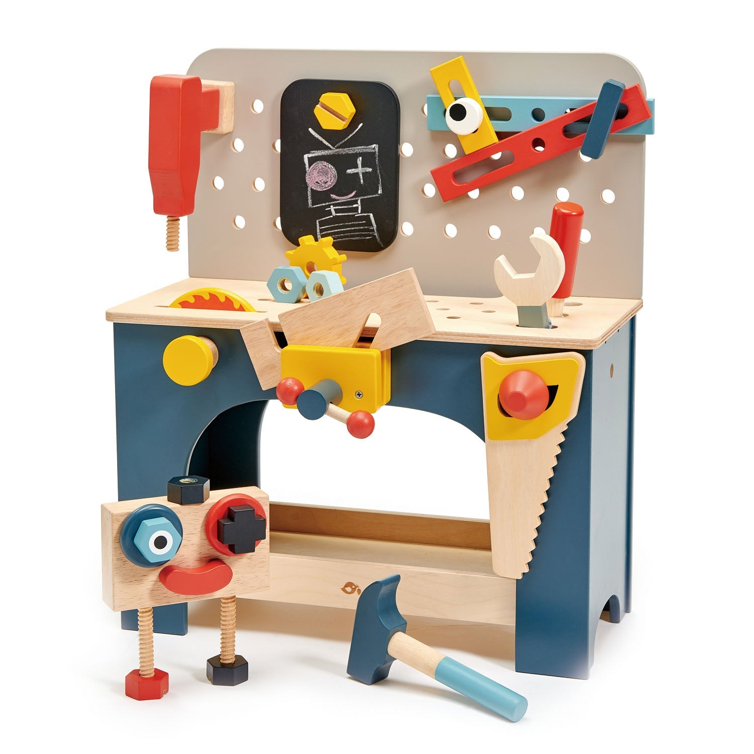 Wooden Table Top Tool Bench Playset