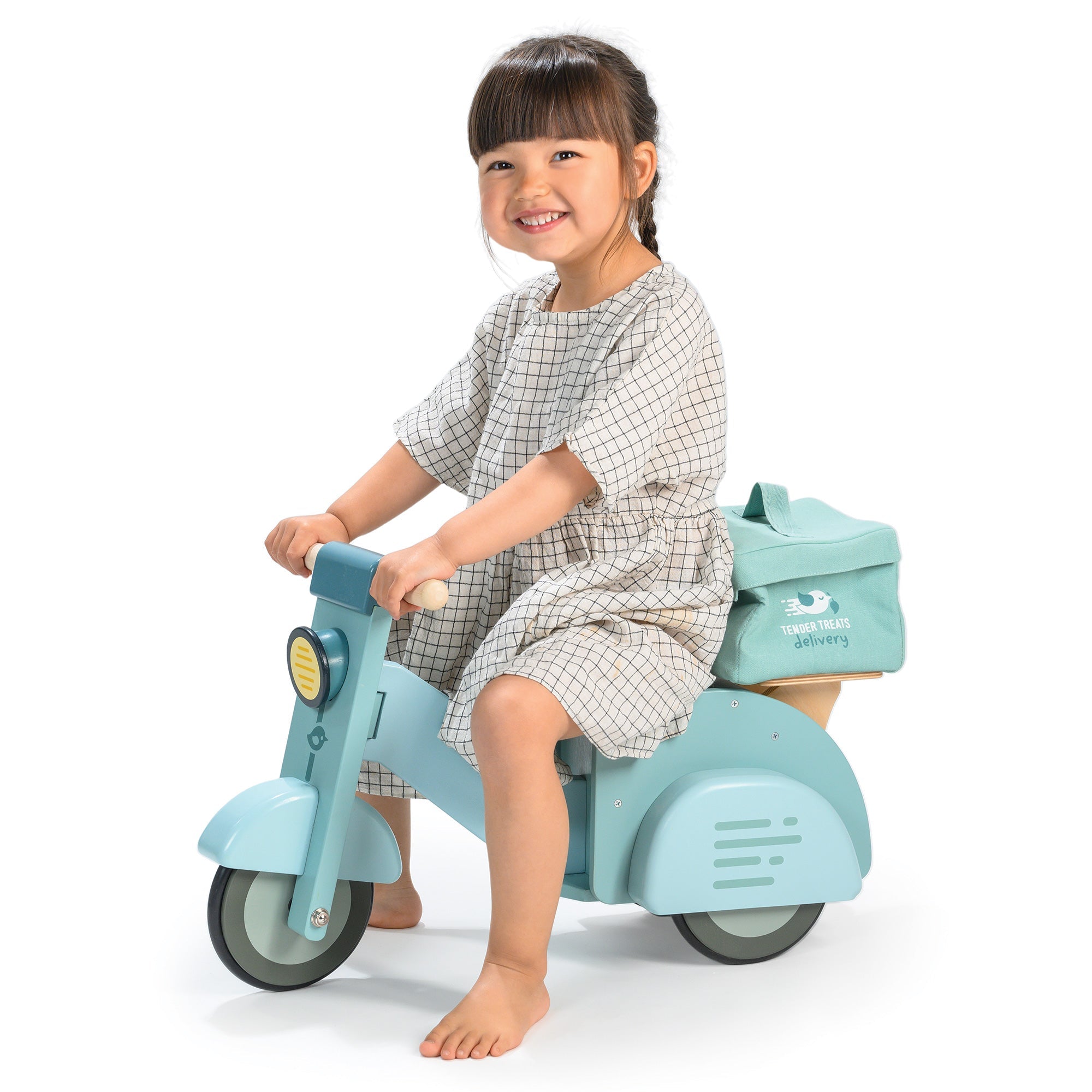 Wooden Delivery Scooter Ride-on Toy