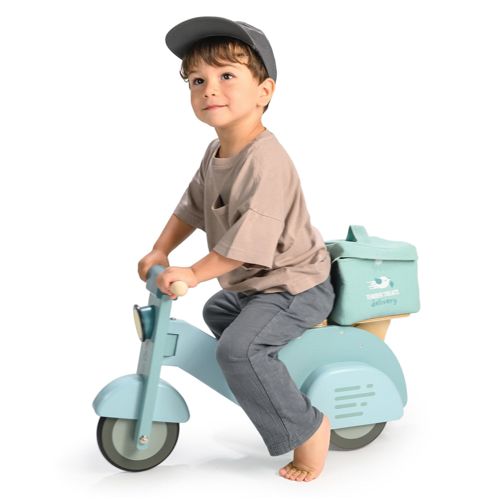 Wooden Delivery Scooter Ride-on Toy