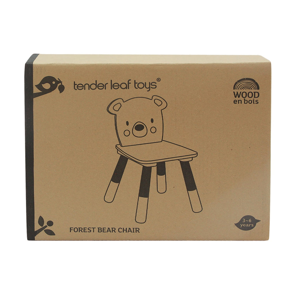 Tender Leaf Toys Wooden Forest Chair - Bear