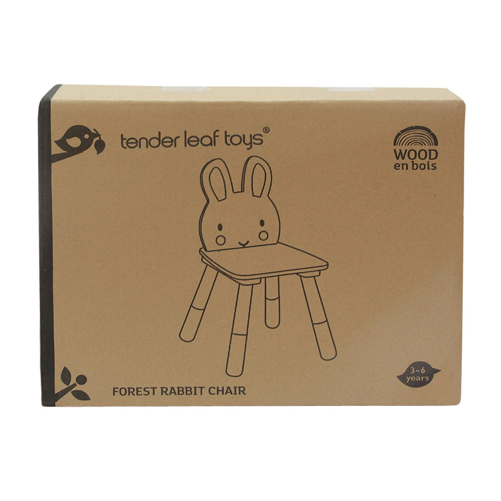 Tender Leaf Toys Wooden Forest Chair - Rabbit