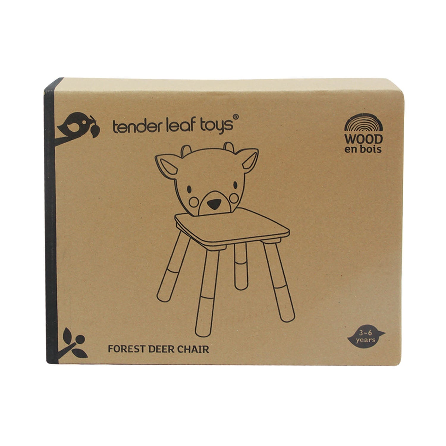 Tender Leaf Toys Wooden Forest Chair - Deer