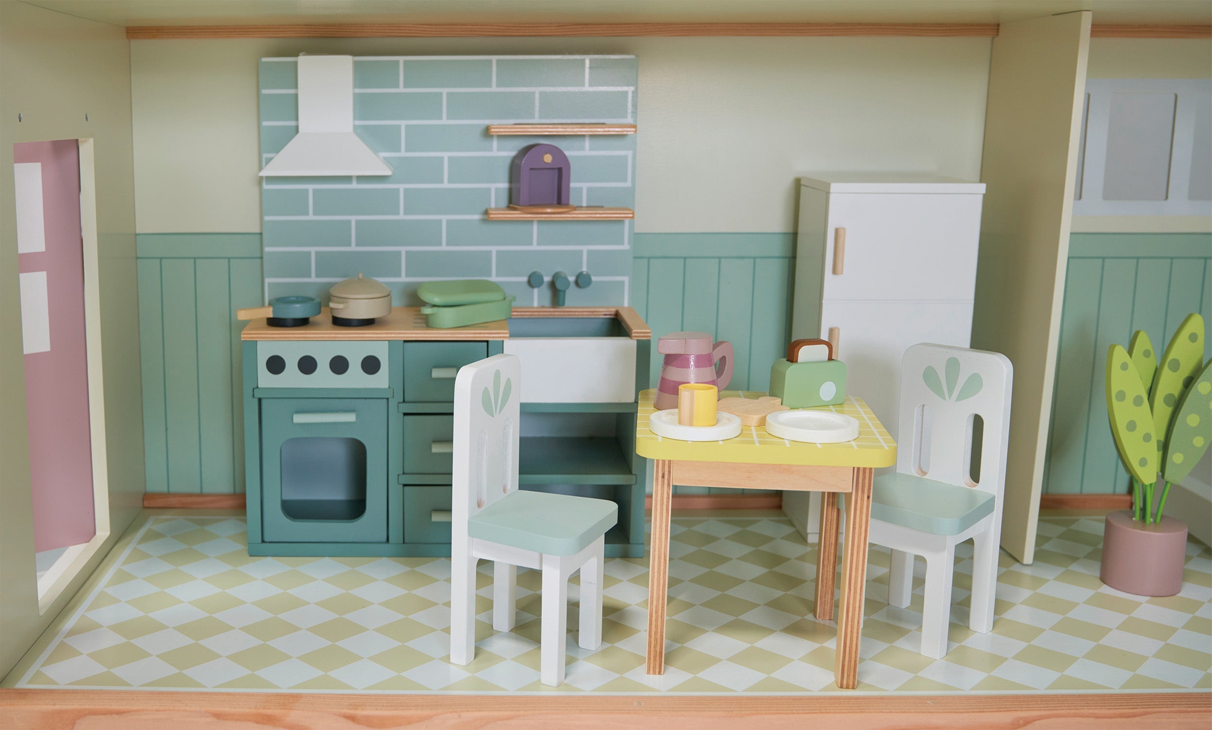 Wooden Mulberry Grand Mansion Dolls House