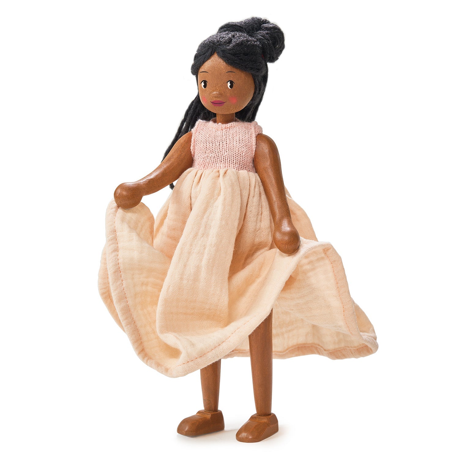 Wooden Lola 25cm Doll for Mulberry Mansion Dolls House