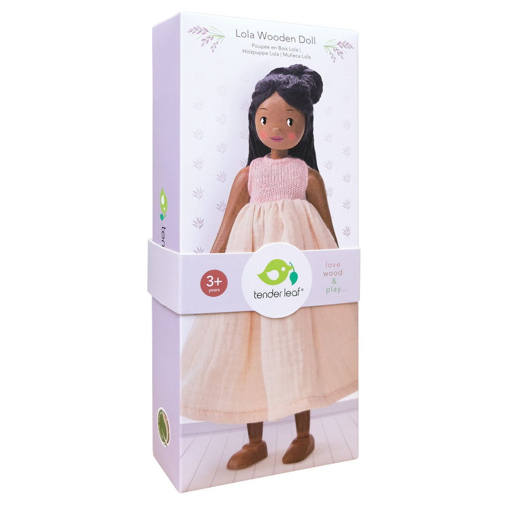 Wooden Lola 25cm Doll for Mulberry Mansion Dolls House