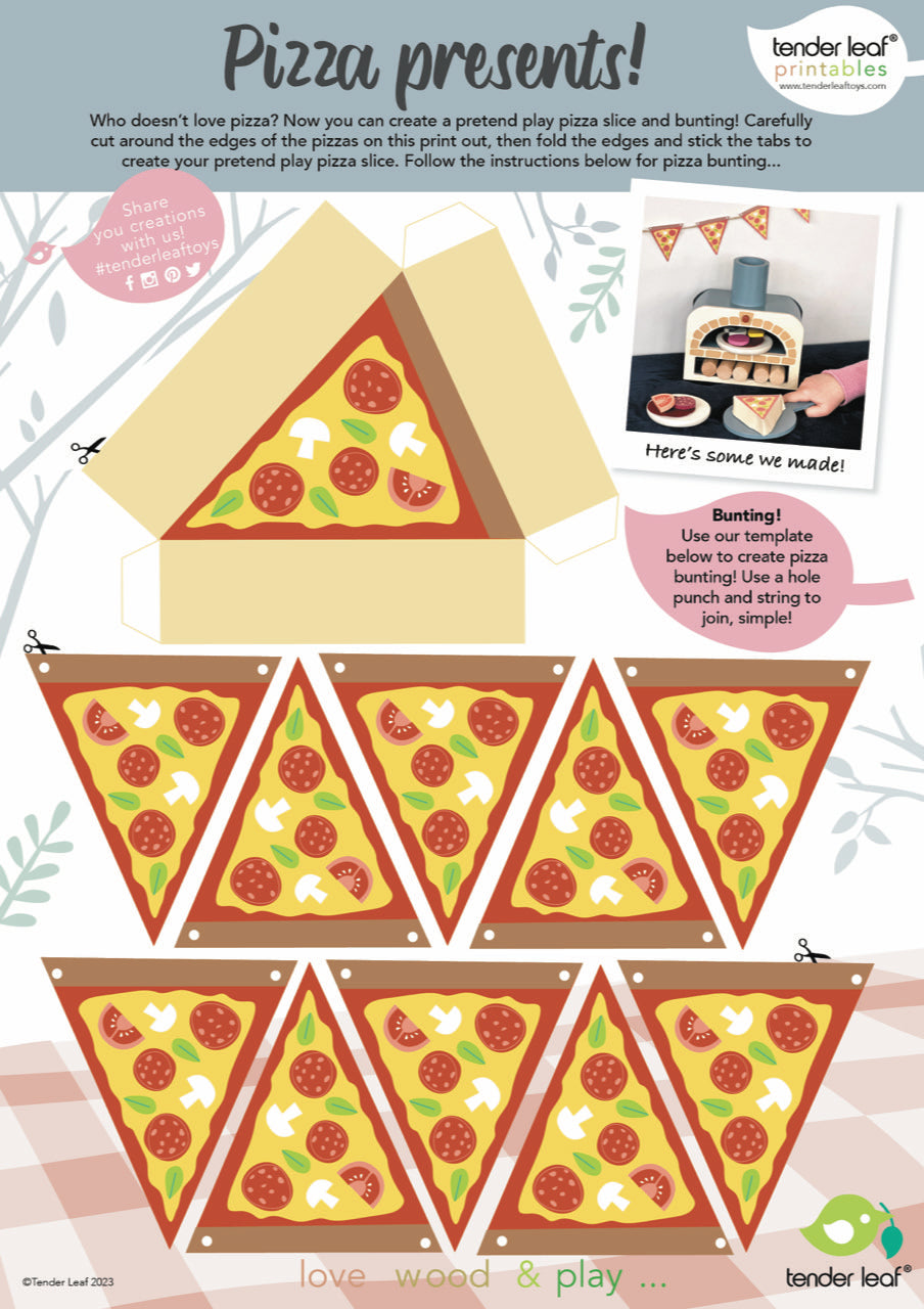 Tender Leaf Wooden Make Me A Pizza!