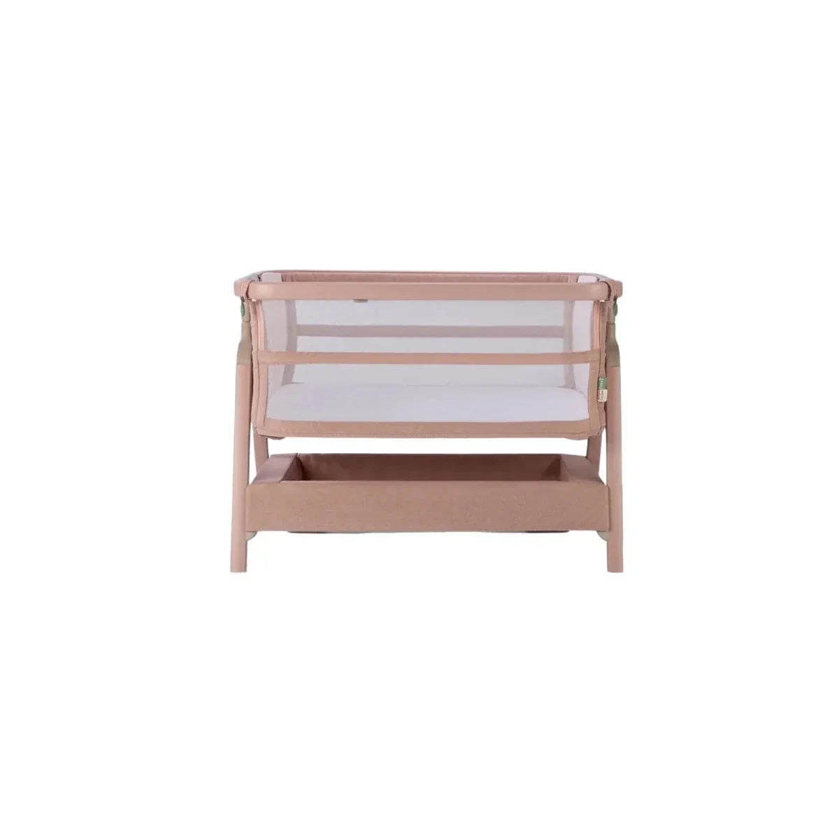 Tutti Bambini CoZee Zen Bedside Crib - Blush