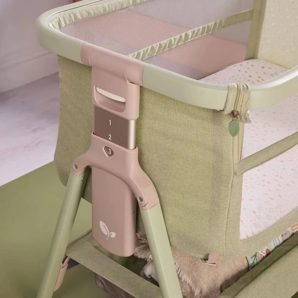Tutti Bambini CoZee Zen Bedside Crib - Eucalyptus