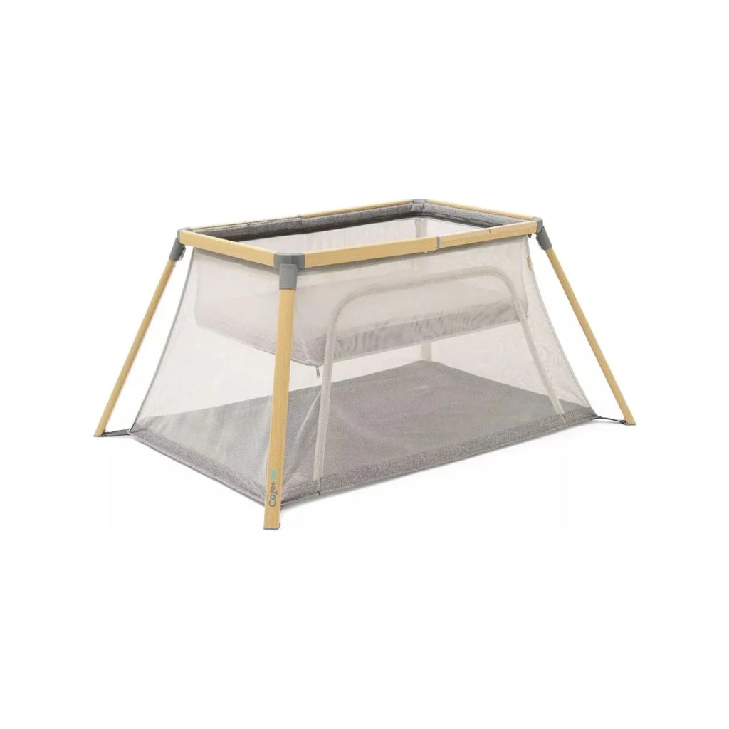 Tutti Bambini CoZee Go Day & Night Playpen - Oak/Charcoal