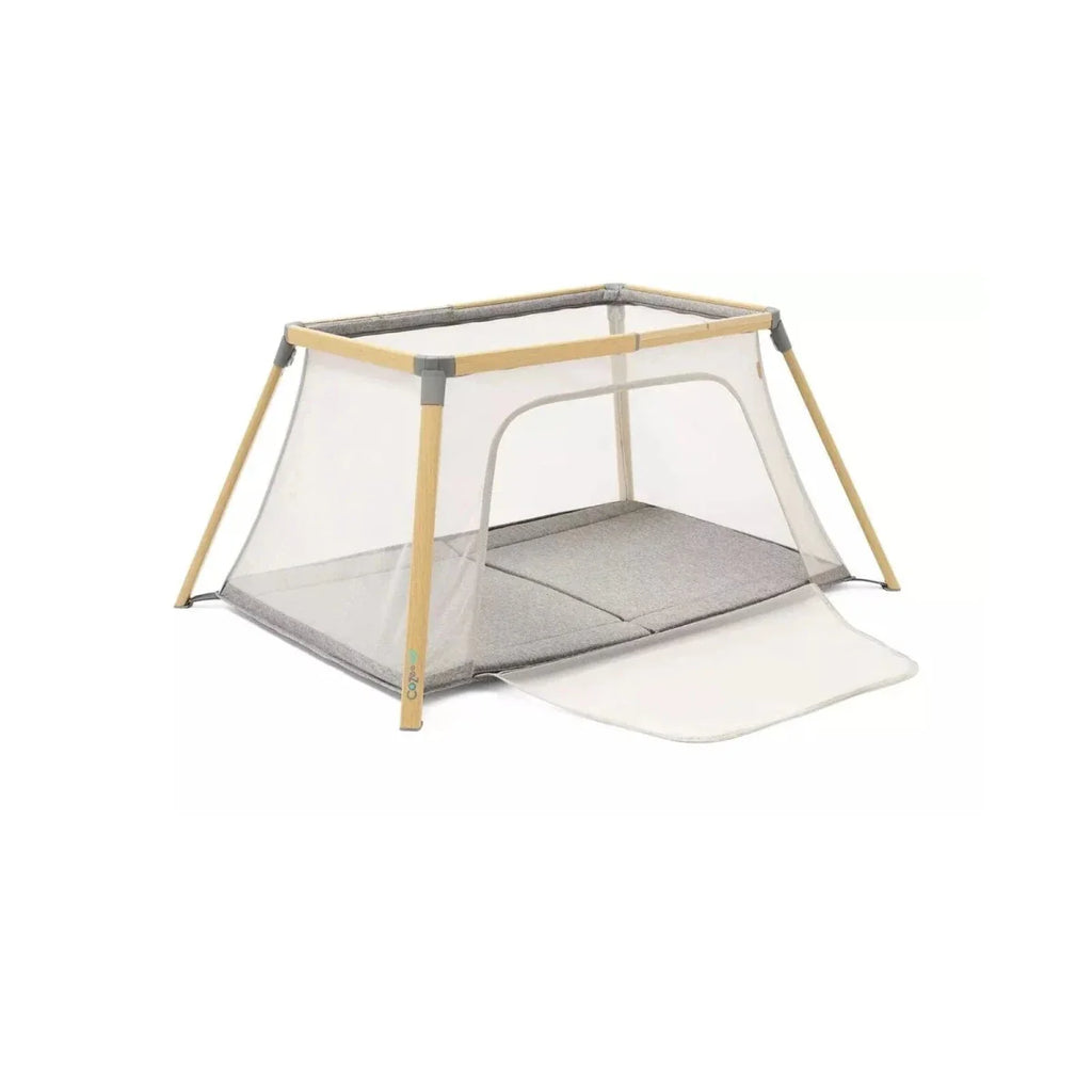Tutti Bambini CoZee Go Day & Night Playpen - Oak/Charcoal