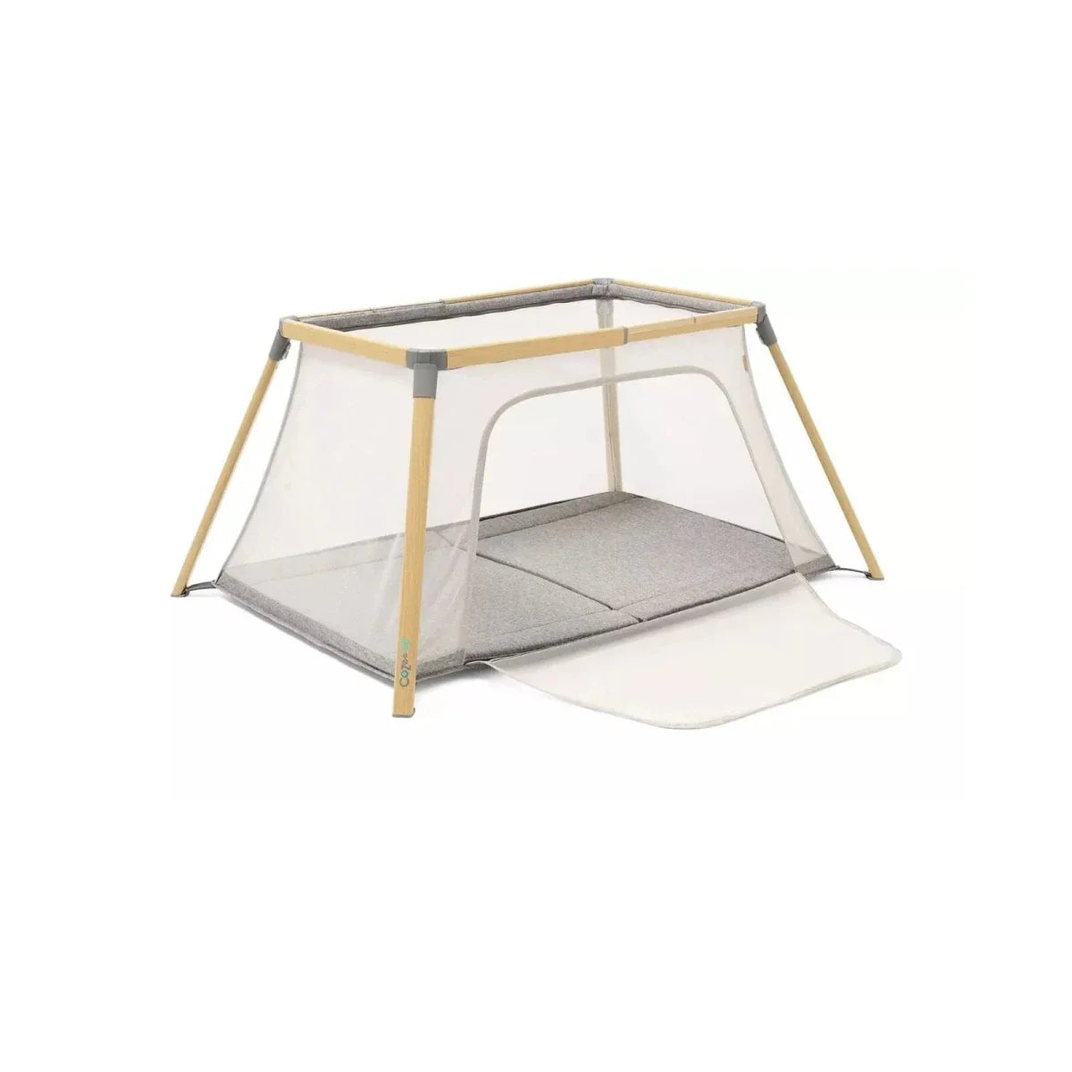 Tutti Bambini CoZee Go Day & Night Playpen - Oak/Charcoal