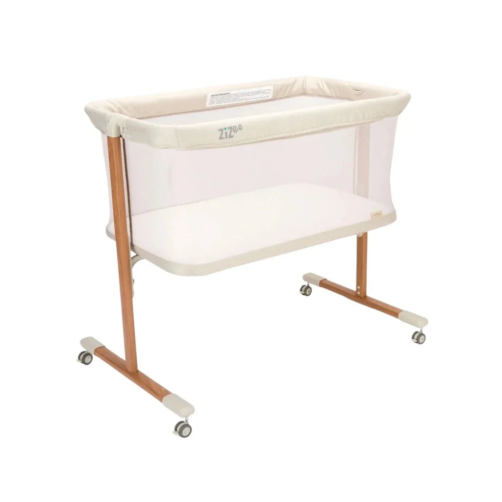 Tutti Bambini ZiZee Essential Crib - Scandinavian Walnut/Ecru