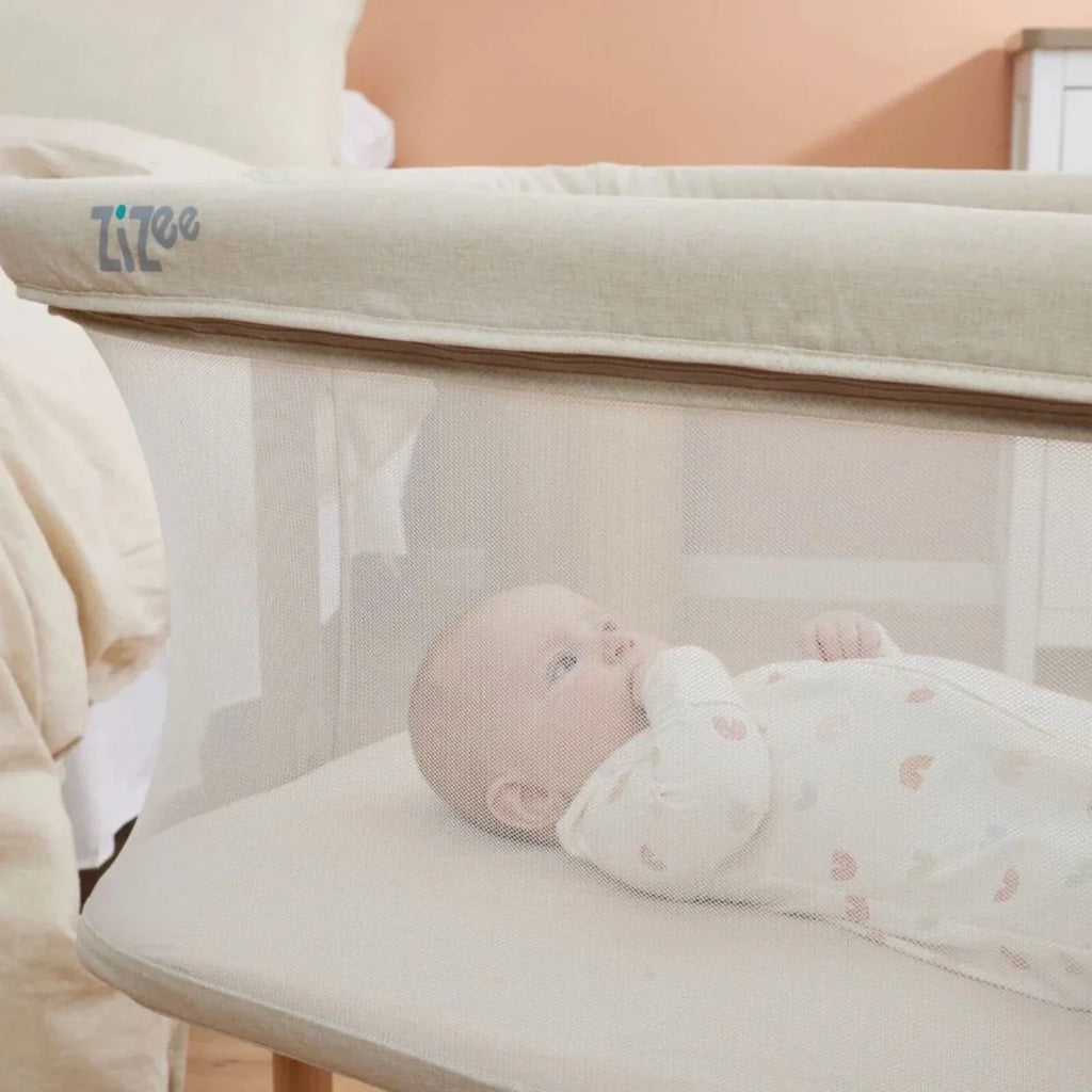 Tutti Bambini ZiZee Essential Crib - Scandinavian Walnut/Ecru
