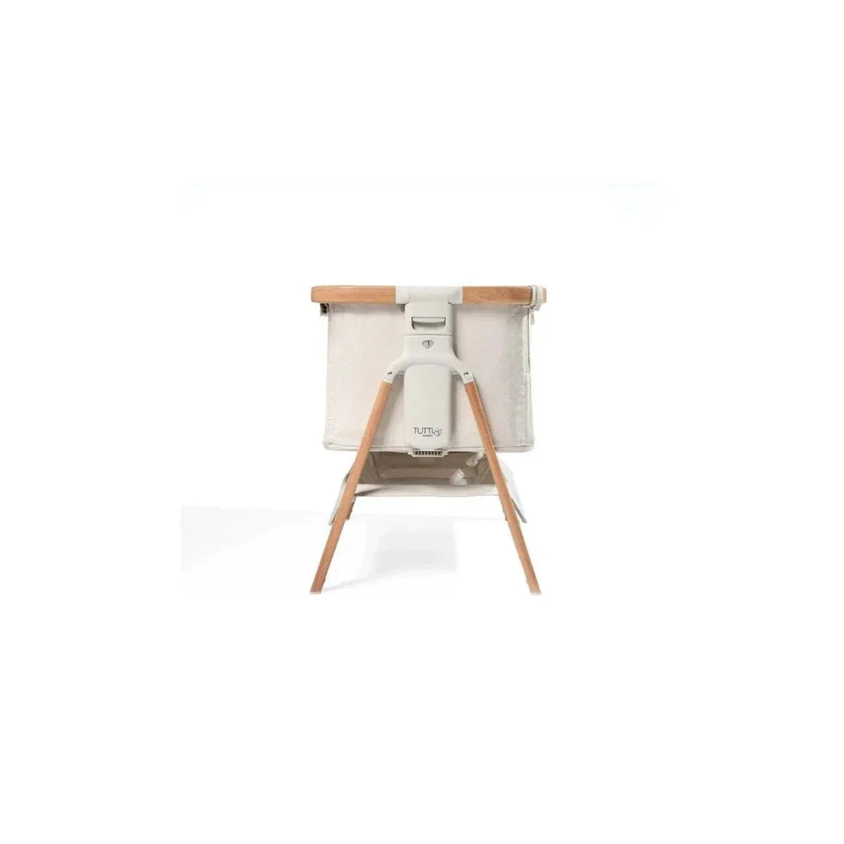 Tutti  Bambini CoZee Air Bedside Crib - Scandinavian Walnut/Ecru