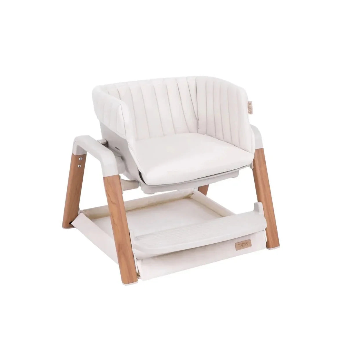 Tutti Bambini Nova Evolutionary Highchair - Scandinavian Walnut/Ecru