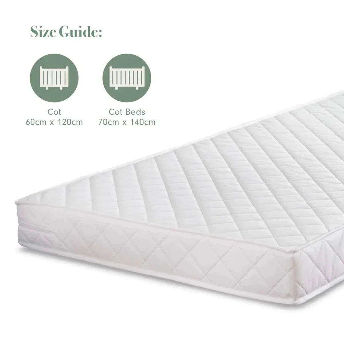 Tutti Bambini Pocket Sprung Cot Bed Mattress - 70 x 140cm