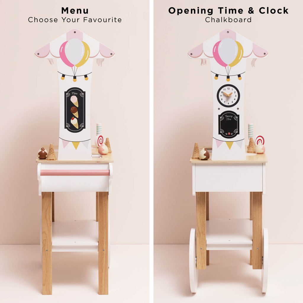 Wooden Ice Cream Trolley Market Stall