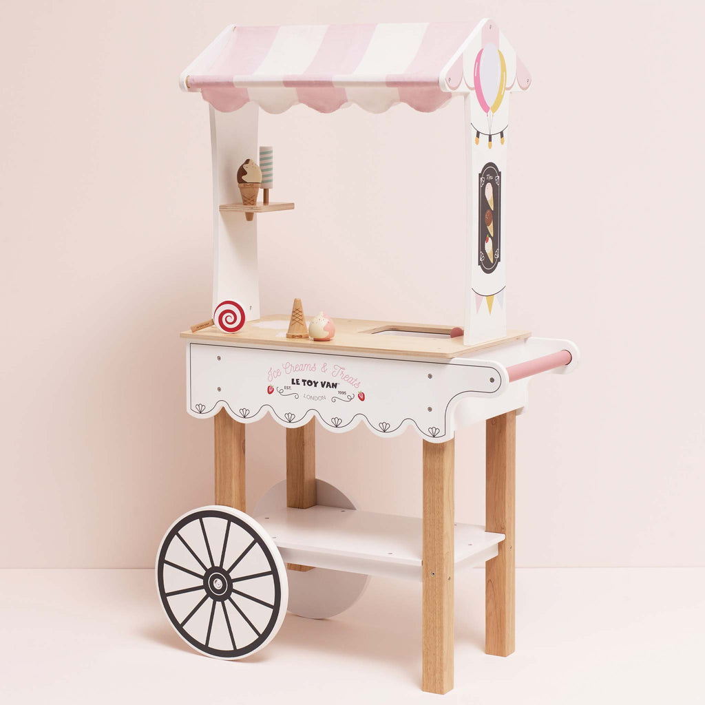 Wooden Ice Cream Trolley Market Stall