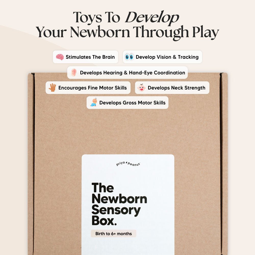 Priya & Peanut Newborn Sensory Box (0-6+ Months)