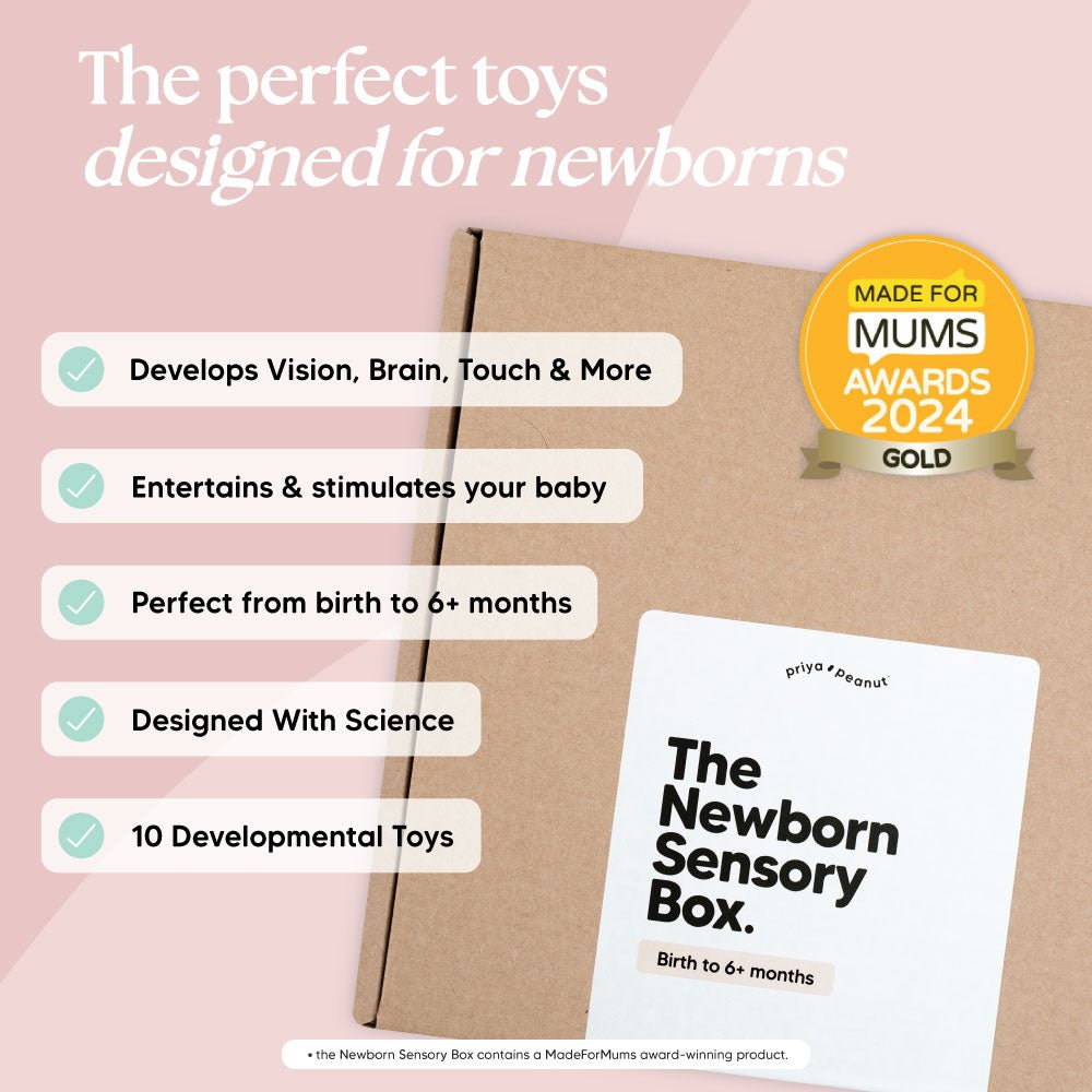 Priya & Peanut Newborn Sensory Box (0-6+ Months)