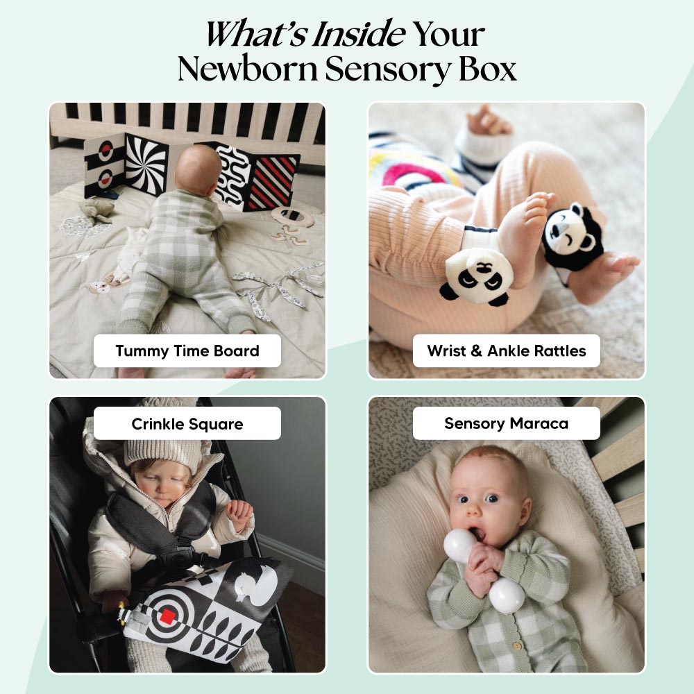 Priya & Peanut Newborn Sensory Box (0-6+ Months)