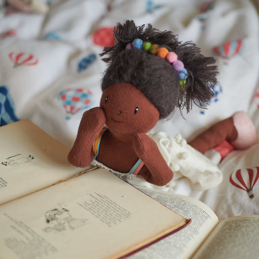 ThreadBear Design Esme Rainbow Rag Doll