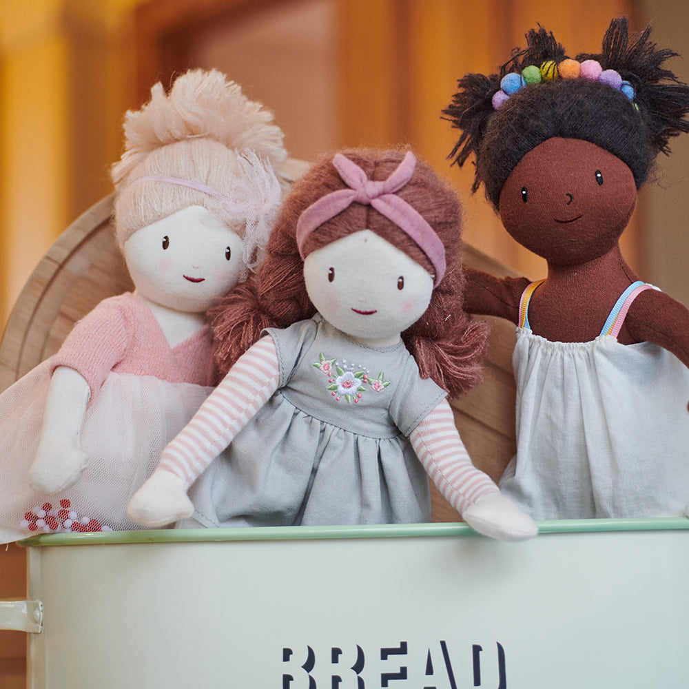 ThreadBear Design Esme Rainbow Rag Doll