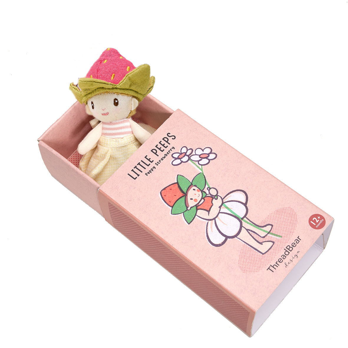 Threadbear Design Little Peeps Poppy Strawberry