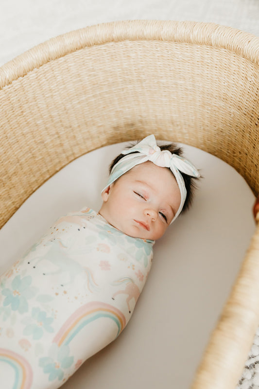 Copper Pearl Knit Headband - Whimsy
