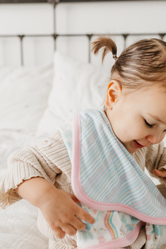 Copper Pearl Lovey 3 Layer Comfort Blanket - Whimsy - 2 Pack