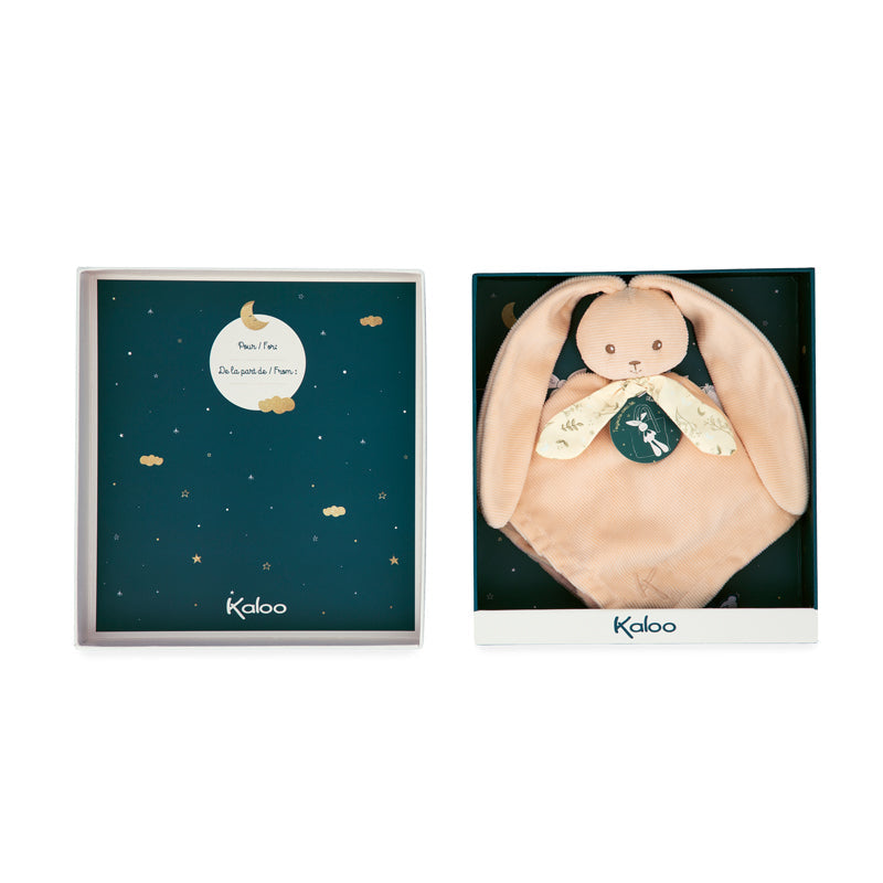 Kaloo Doudou Rabbit Comforter Blanket - Peach