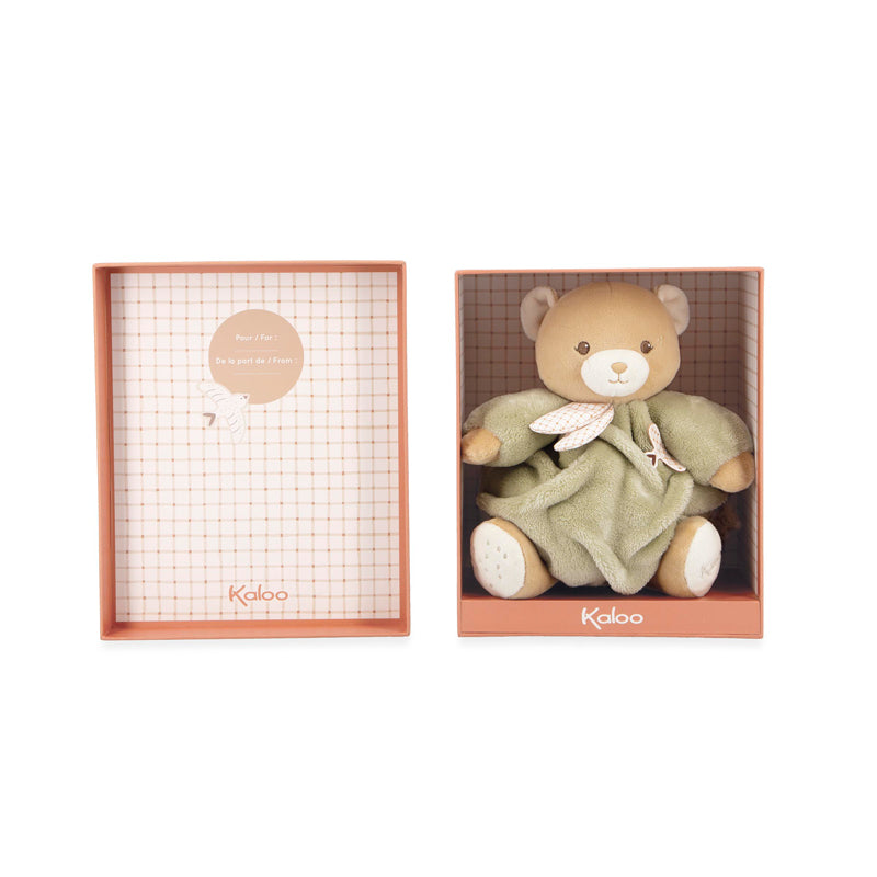 Kaloo Intemporel Chubby Bear Green - 17cm