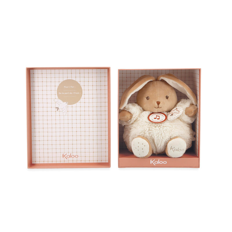 Kaloo Intemporel Chubby Rabbit Cream Musical - 17cm