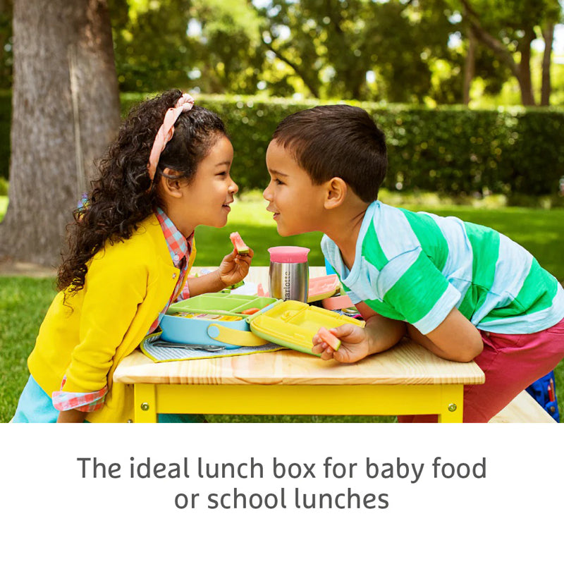 Munchkin Lunch Bento Box With Utensils - Green