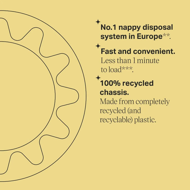 Tommee Tippee Nappy Bin XL Cassette Refill - 6 Pack