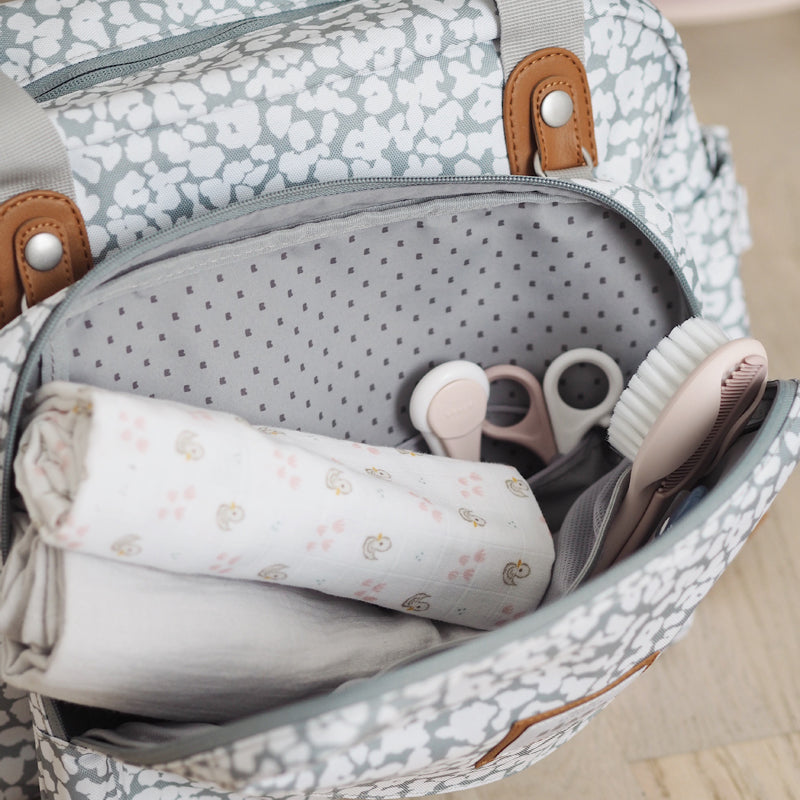 Béaba Geneva II Changing Bag - Grey Blossom
