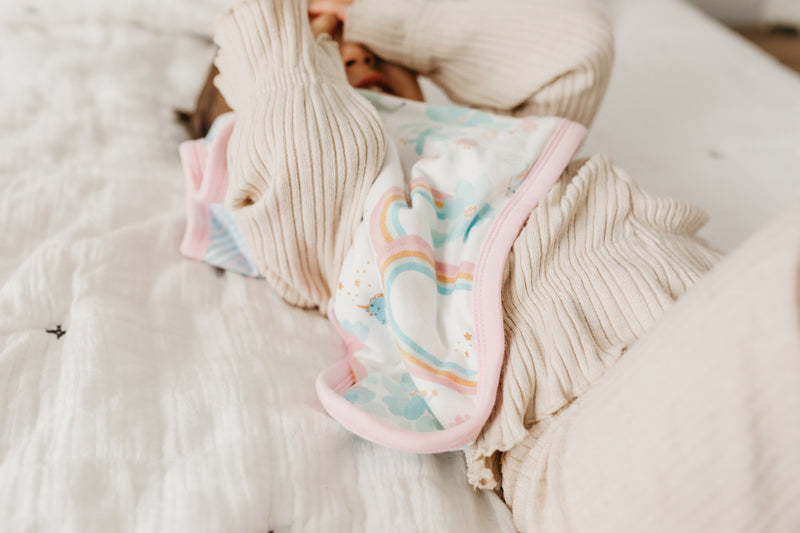 Copper Pearl Lovey 3 Layer Comfort Blanket - Whimsy - 2 Pack