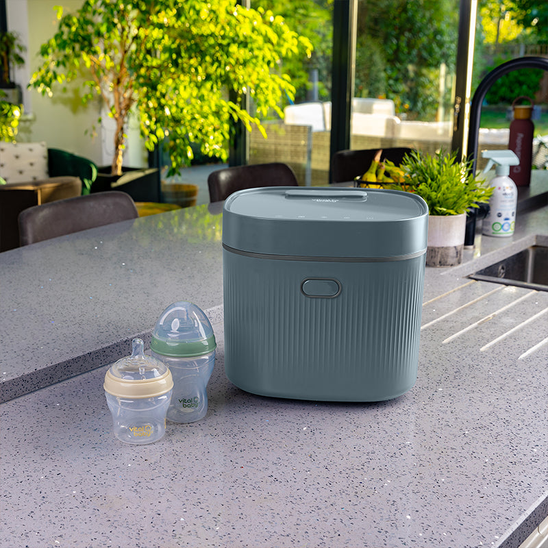 Vital Baby Nurture Advanced Pro UV Steriliser & Dryer - Smoky Blue