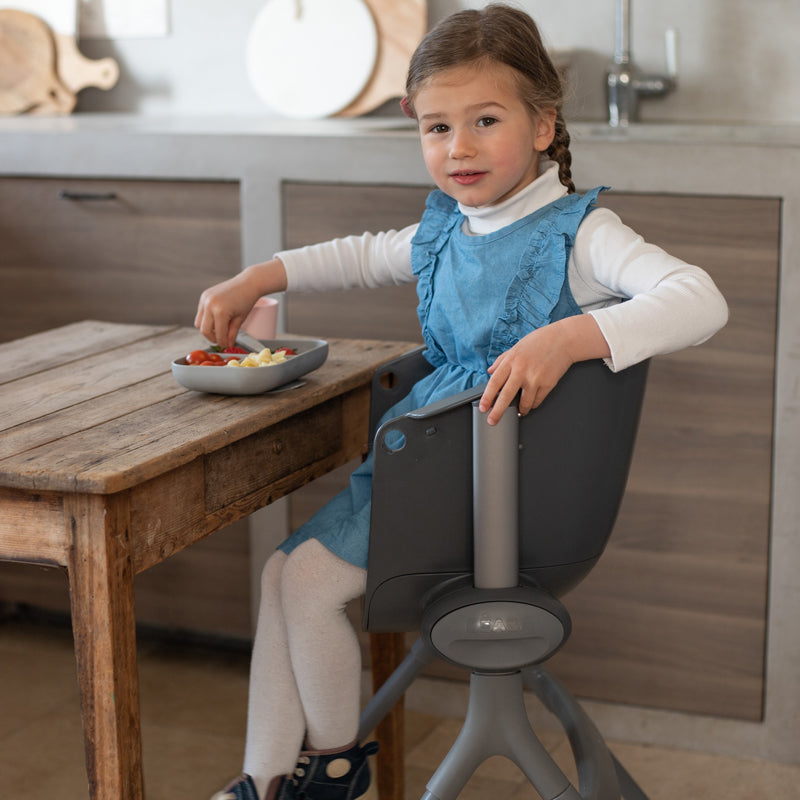 Béaba Up & Down Evolutive Highchair Dark Grey