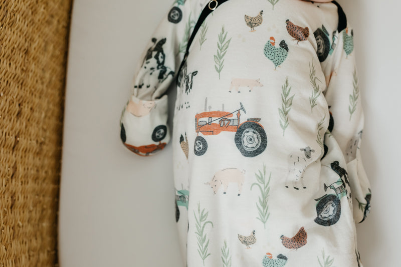 Copper Pearl Newborn Gown - Jo