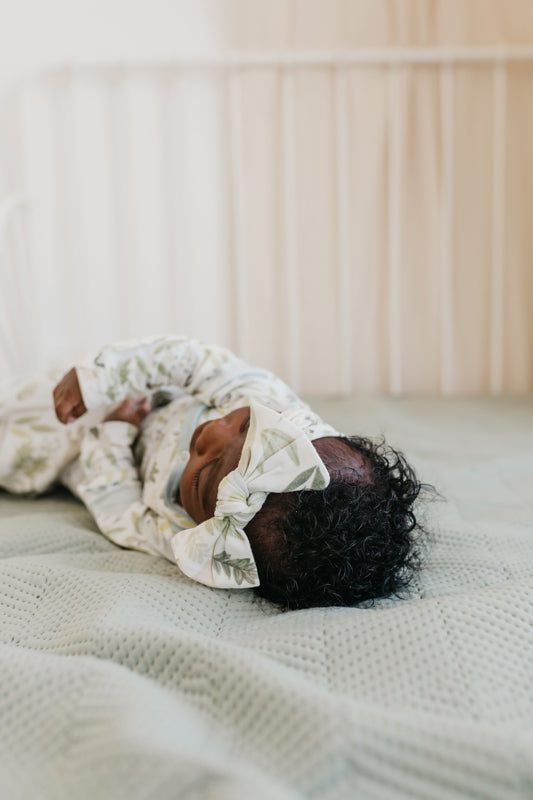 Copper Pearl Newborn Gown - Rex