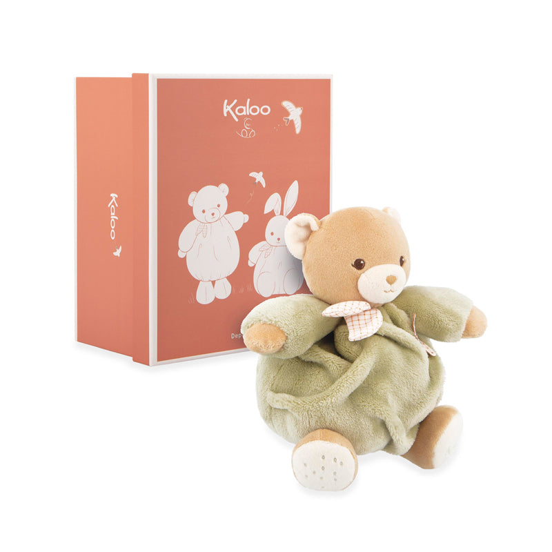 Kaloo Intemporel Chubby Bear Green - 17cm
