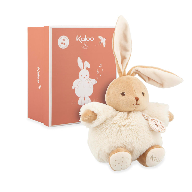 Kaloo Intemporel Chubby Rabbit Cream Musical - 17cm